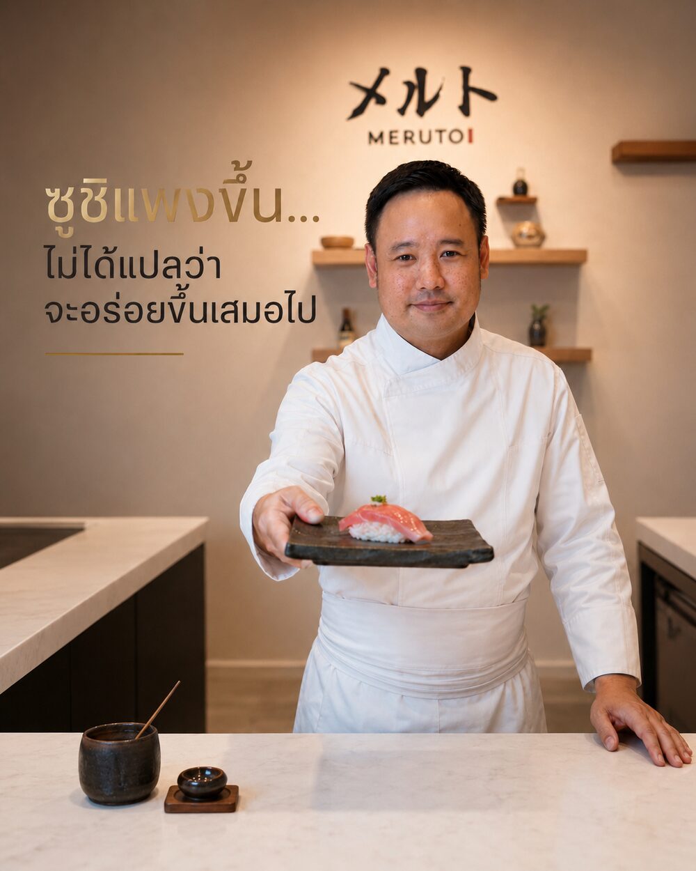 ซูชิแพงขึ้น…ไม่ได้แปลว่าจะอร่อยขึ้นเสมอไป
