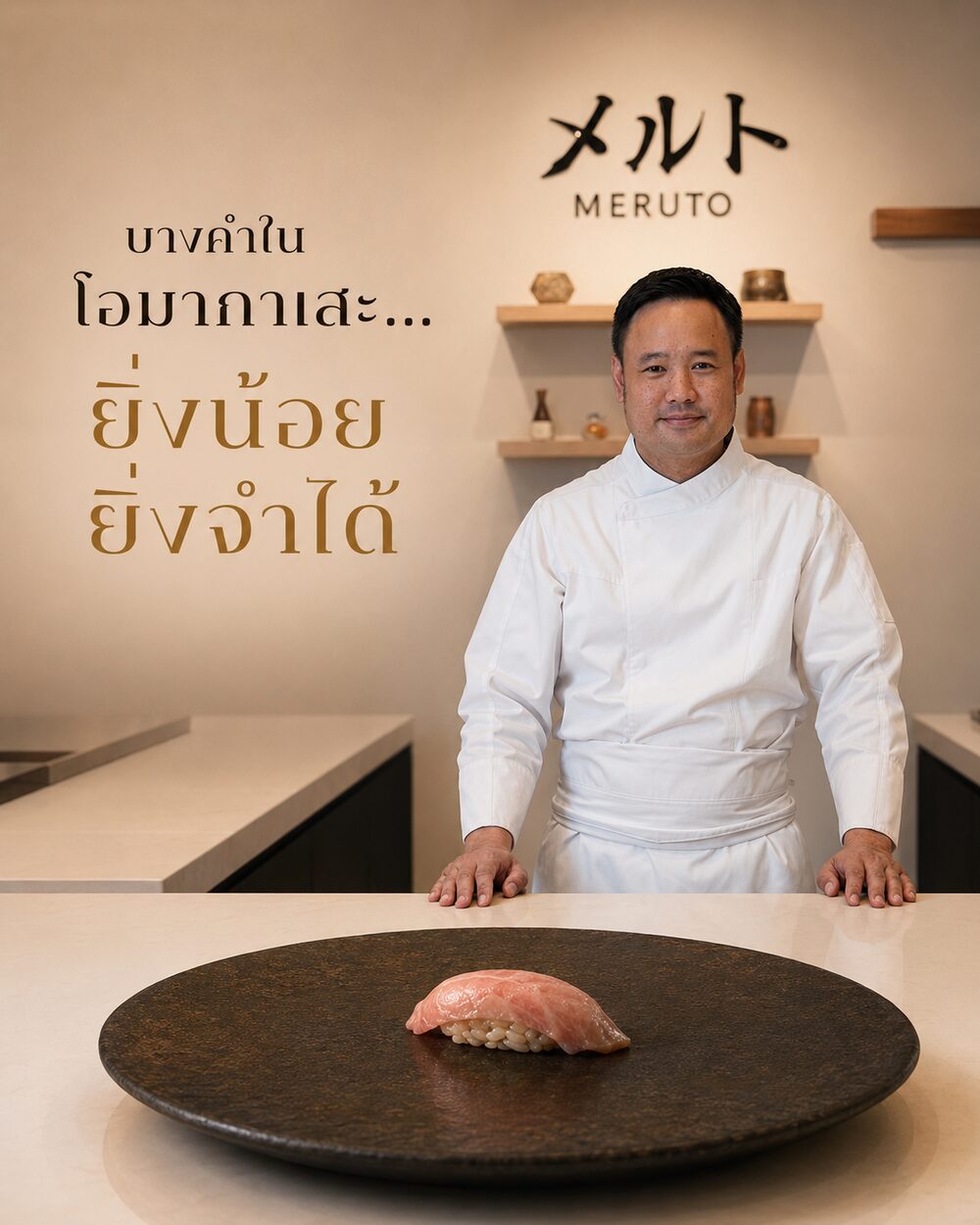 บางคำในโอมากาเสะ…ยิ่งน้อย ยิ่งจำได้